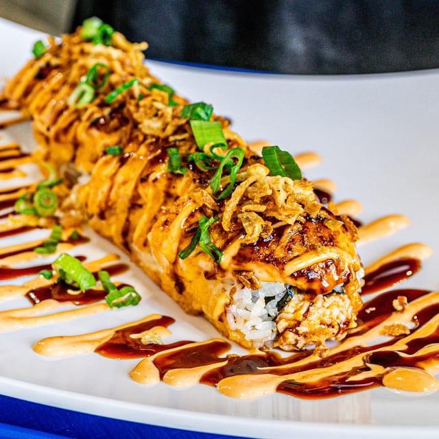 Baked Salmon Roll.