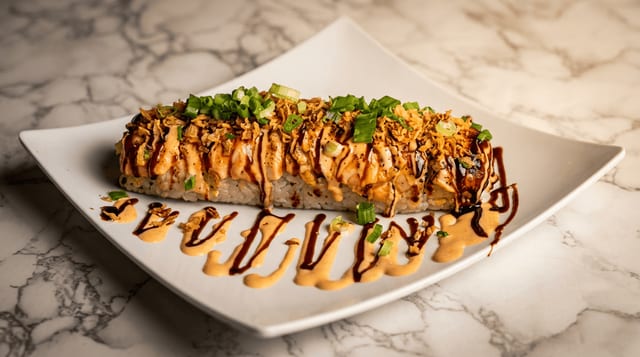 Baked Salmon Roll.